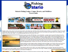 Tablet Screenshot of fishingontario.com